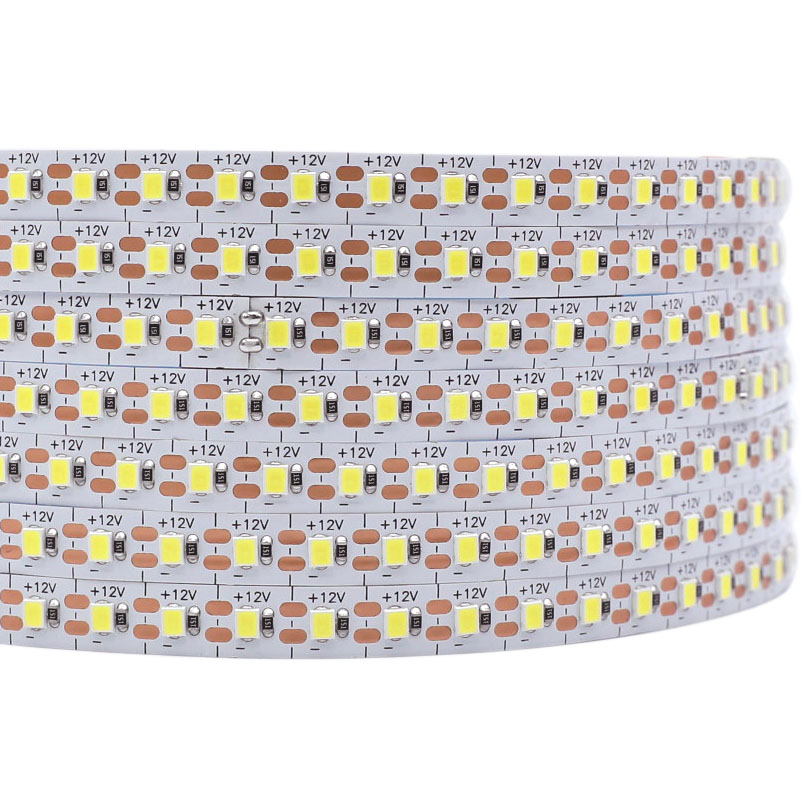 Spcial DC12V 2835SMD 600LEDs 16.4Ft 8mm Wide Single LED Cuttable White LED Strip Light